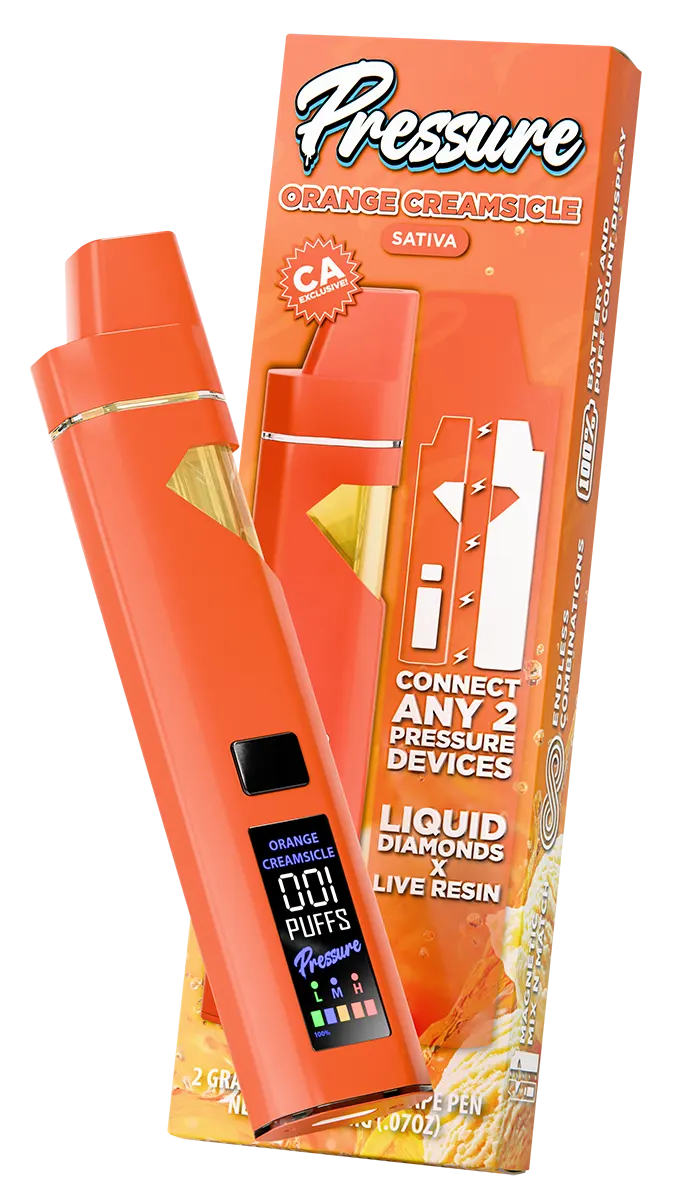 PRESSURE Orange Creamsicle all-in-one vape
